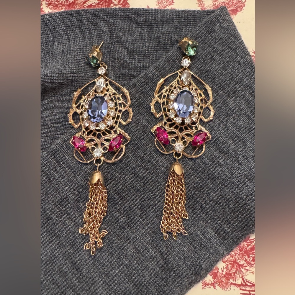 Anton Heunis handmade earrings in Madrid